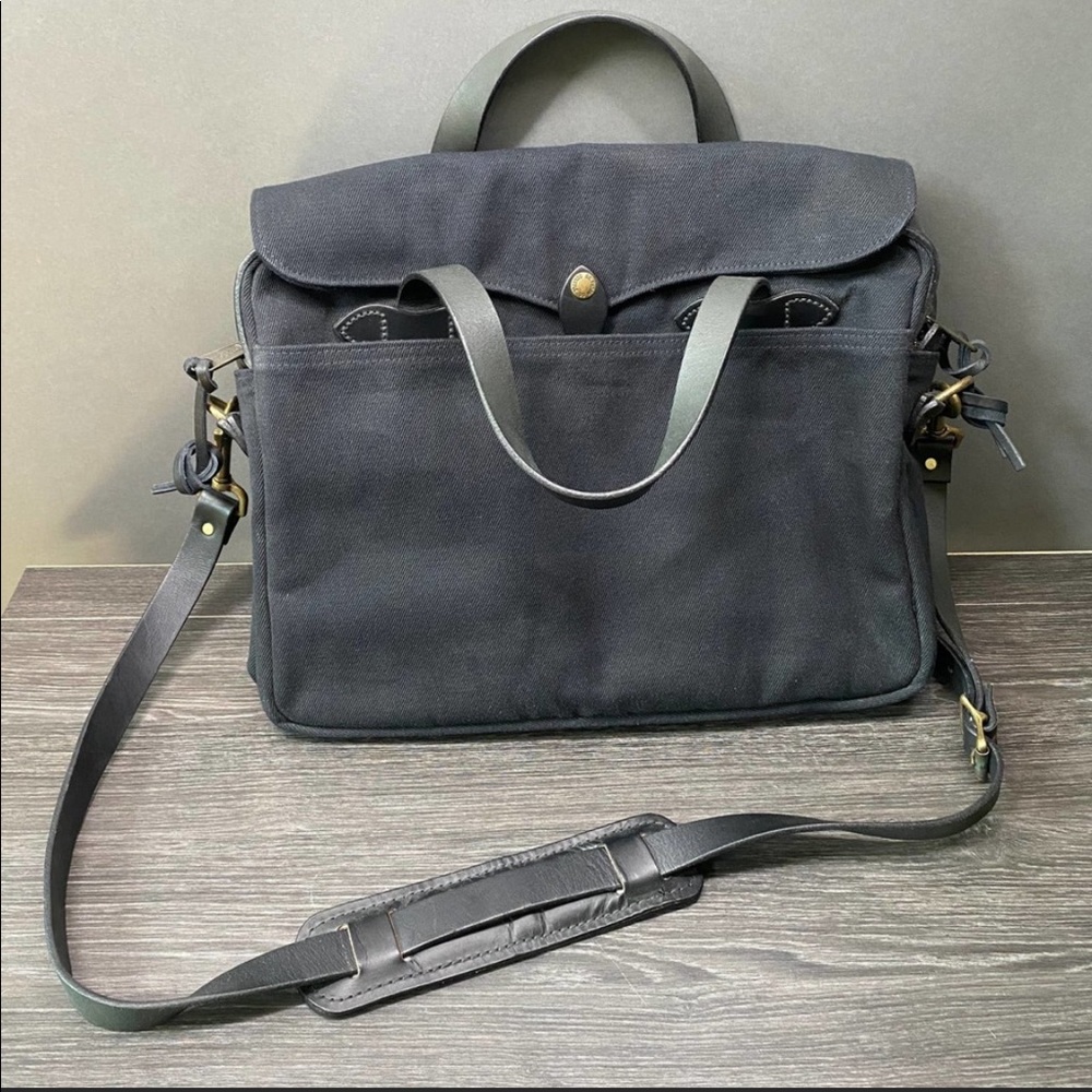 Filson Rugged Twill Original Briefcase - Black